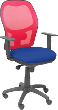 Piqueras y Crespo Silla Jorquera malla roja asiento bali azul Piqueras y Crespo Silla Jorquera malla roja asiento bali azul