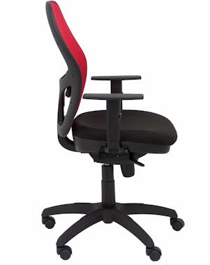 Piqueras y Crespo Silla Jorquera malla roja asiento bali negro Piqueras y Crespo Silla Jorquera malla roja asiento bali negro