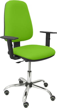 Piqueras y Crespo Silla Socovos bali verde pistacho brazos regulable Piqueras y Crespo Silla Socovos bali verde pistacho brazos regulable