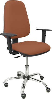 Piqueras y Crespo Silla Socovos bali marrón brazos regulables Piqueras y Crespo Silla Socovos bali marrón brazos regulables