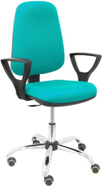 Piqueras y Crespo Silla Socovos bali verde claro brazos fijos Piqueras y Crespo Silla Socovos bali verde claro brazos fijos