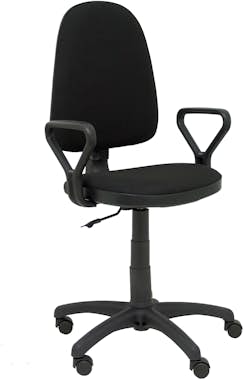 Piqueras y Crespo Silla Alcalá arán negro con brazos Piqueras y Crespo Silla Alcalá arán negro con brazos