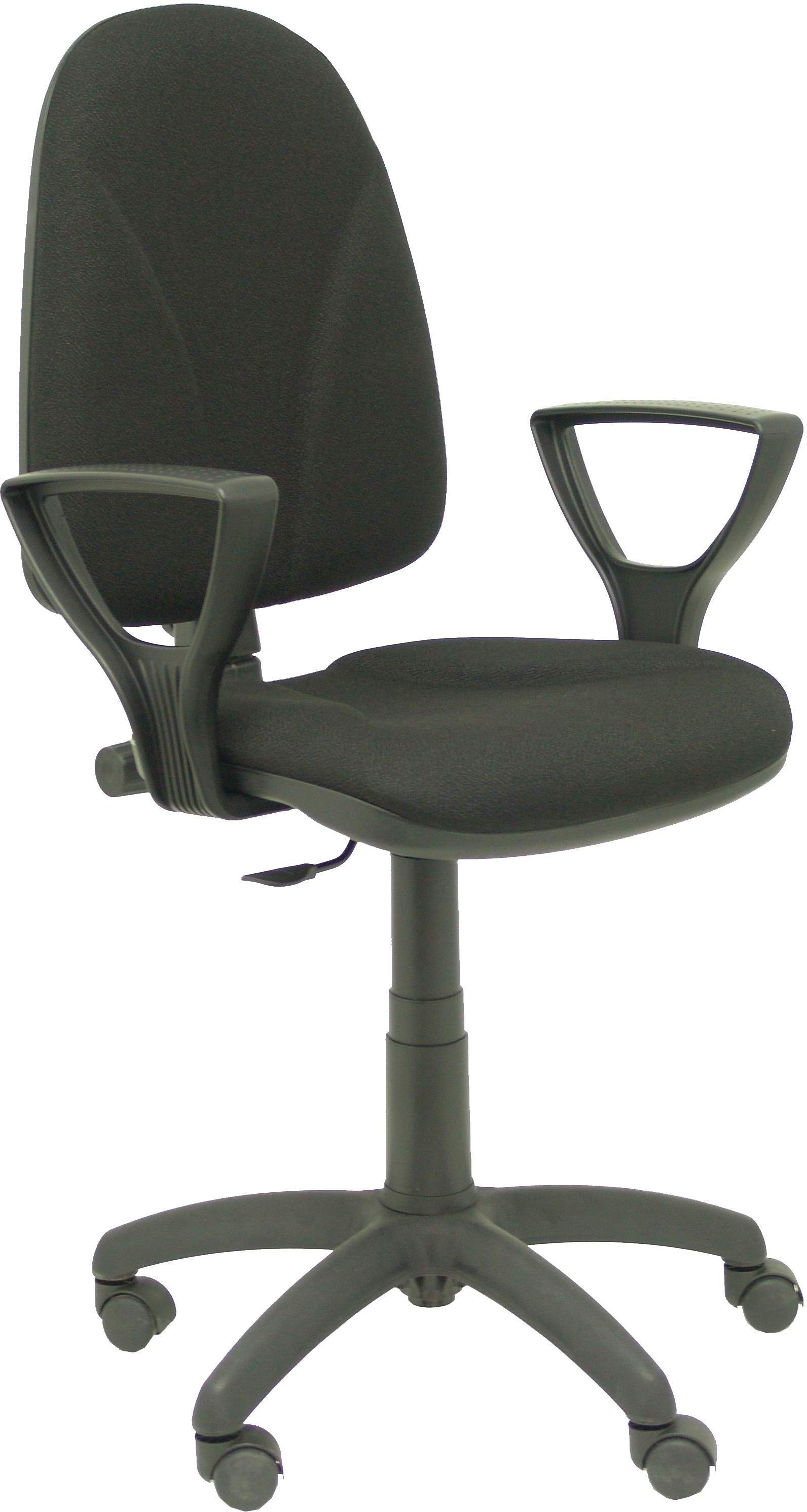 silla algarra bali negra brazos fijos