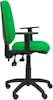 Piqueras y Crespo Silla Tribaldos verde con brazos regulables Piqueras y Crespo Silla Tribaldos verde con brazos regulables