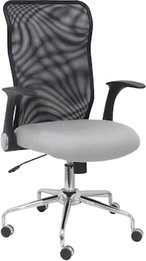 Piqueras y Crespo Silla Minaya respaldo malla negro asiento aran gri Piqueras y Crespo Silla Minaya respaldo malla negro asiento aran gri