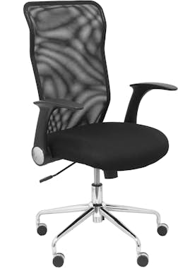 Piqueras y Crespo Silla Minaya respaldo malla negro asiento bali neg Piqueras y Crespo Silla Minaya respaldo malla negro asiento bali neg