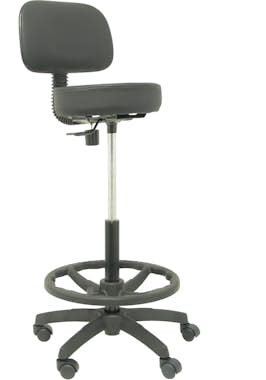 Piqueras y Crespo Taburete Llanos similpiel negro Piqueras y Crespo Taburete Llanos similpiel negro