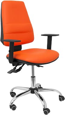 Piqueras y Crespo Silla Elche S 24 horas similpiel naranja con refue Piqueras y Crespo Silla Elche S 24 horas similpiel naranja con refue