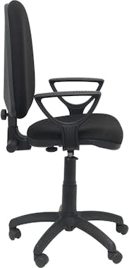 Piqueras y Crespo Silla Ayna bali negro brazos fijos ruedas autofren Piqueras y Crespo Silla Ayna bali negro brazos fijos ruedas autofren