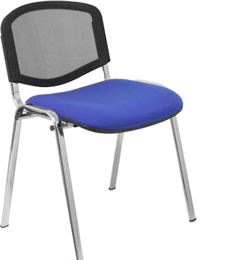 Piqueras y Crespo Pack 4 sillas Garaballa malla negra y arán azul ch Piqueras y Crespo Pack 4 sillas Garaballa malla negra y arán azul ch