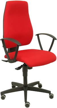 Piqueras y Crespo Silla Leganiel sincro tela rojo brazos fijos Piqueras y Crespo Silla Leganiel sincro tela rojo brazos fijos