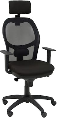 Piqueras y Crespo Silla Jorquera malla negra asiento bali negro cabe Piqueras y Crespo Silla Jorquera malla negra asiento bali negro cabe