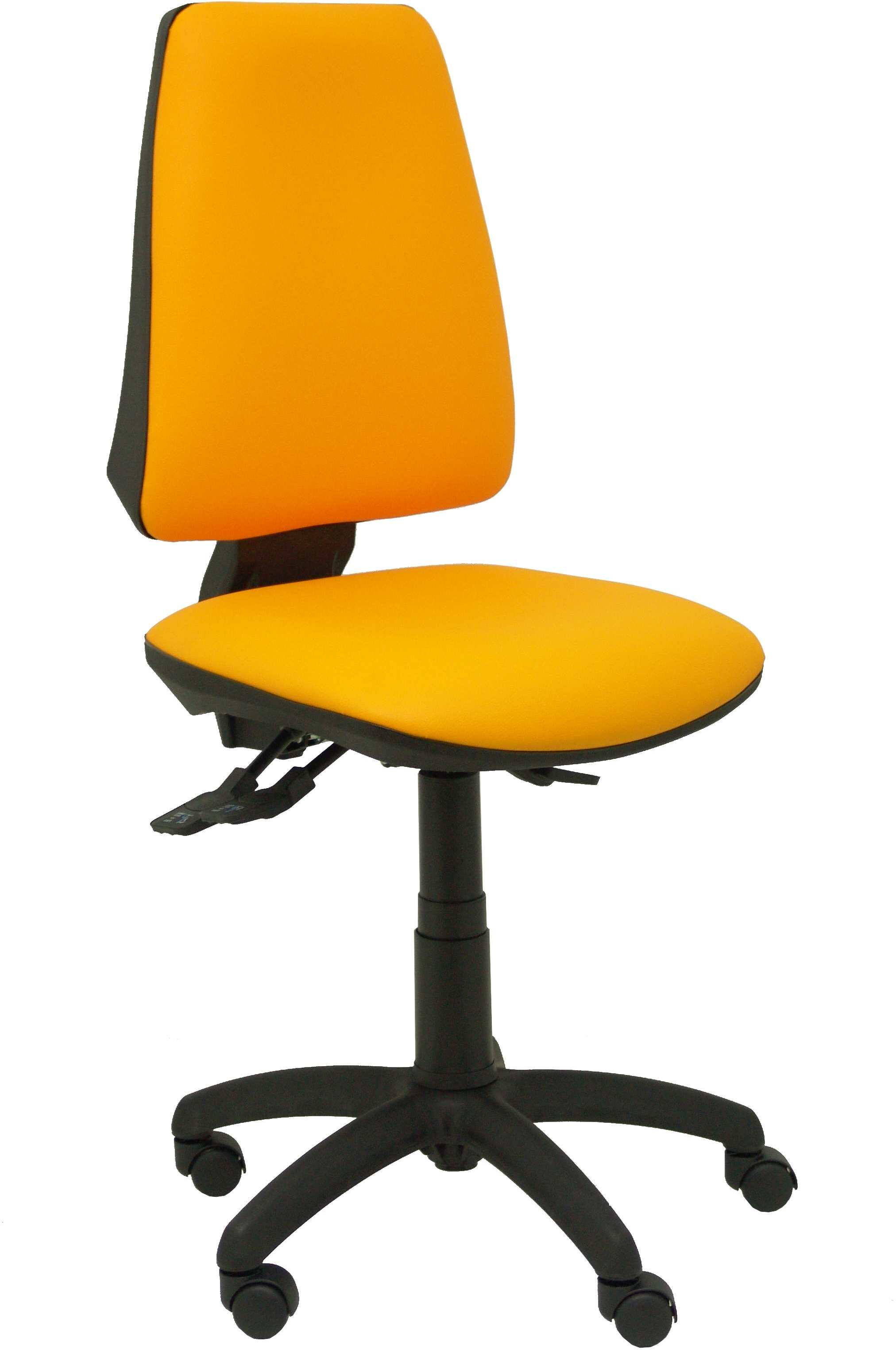 silla elche sincro similpiel naranja