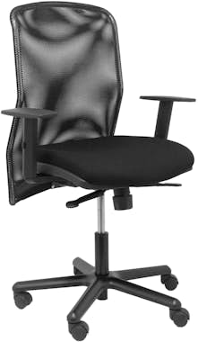 Piqueras y Crespo Silla Criptana malla negra asiento bali negro braz Piqueras y Crespo Silla Criptana malla negra asiento bali negro braz