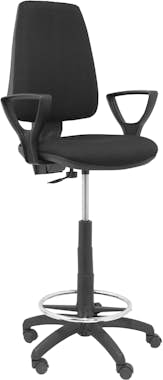 Piqueras y Crespo Taburete Elche CP brazos golf bali color negro Piqueras y Crespo Taburete Elche CP brazos golf bali color negro