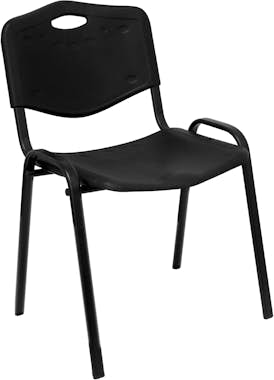 Piqueras y Crespo Pack 2 sillas Robledo PVC negro Piqueras y Crespo Pack 2 sillas Robledo PVC negro