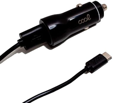 Cool Cargador Coche Cable Tipo C (2 x Usb) COOL 2.4A Ki Cool Cargador Coche Cable Tipo C (2 x Usb) COOL 2.4A Ki