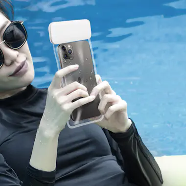 Baseus Bolsa Smartphone Impermeable IPX8 de Playa con Col Baseus Bolsa Smartphone Impermeable IPX8 de Playa con Col