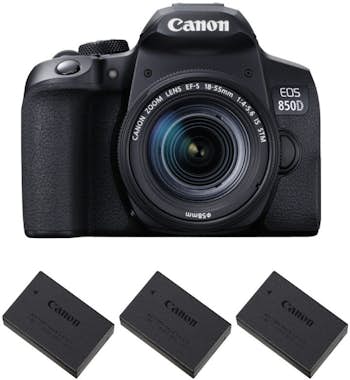 Canon EOS 850D + EF-S 18-55mm f/4-5.6 IS STM + 3 LP-E17 Canon EOS 850D + EF-S 18-55mm f/4-5.6 IS STM + 3 LP-E17
