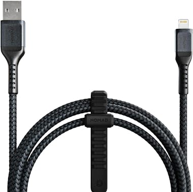 Nomad Cable USB Lightning con abrazadera - Negro Nomad Cable USB Lightning con abrazadera - Negro