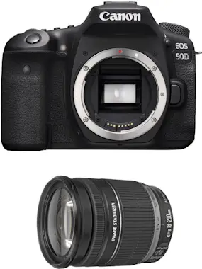 Canon CANON EOS 90D + EF-S 18-200mm F3.5-5.6 IS (Caja bl Canon CANON EOS 90D + EF-S 18-200mm F3.5-5.6 IS (Caja bl