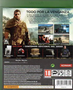 Microsoft Metal Gear Solid V: Phantom Pain - Day One Edition Microsoft Metal Gear Solid V: Phantom Pain - Day One Edition