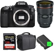 Canon EOS 90D + EF 24-70mm f/2.8L II USM + SanDisk 128GB
