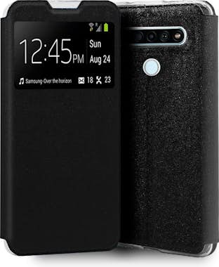 Cool Funda Flip Cover LG K61 Liso Negro Cool Funda Flip Cover LG K61 Liso Negro