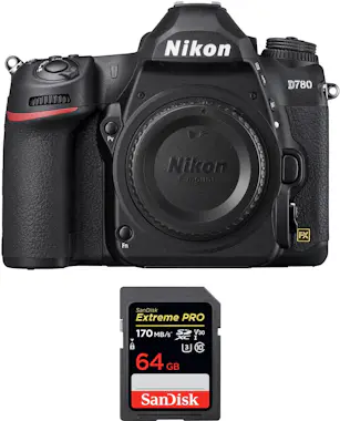 Nikon D780 Cuerpo + SanDisk 64GB Extreme PRO UHS-I SDXC Nikon D780 Cuerpo + SanDisk 64GB Extreme PRO UHS-I SDXC