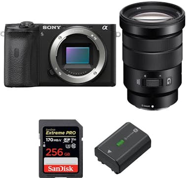 Sony ALPHA 6600 + E PZ 18-105mm f/4 G OSS + SanDisk 256 Sony ALPHA 6600 + E PZ 18-105mm f/4 G OSS + SanDisk 256