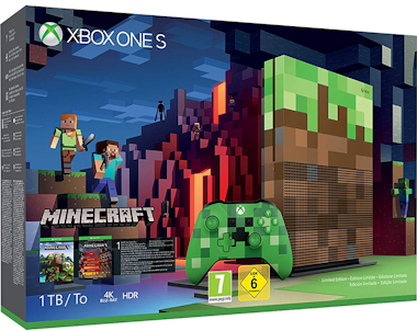 Microsoft Xbox One S 1TB + Minecraft Limited Edition Microsoft Xbox One S 1TB + Minecraft Limited Edition