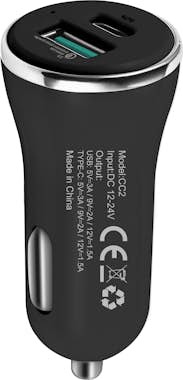 Niucom Cargador rápido de mechero para móvil 36W dual USB Niucom Cargador rápido de mechero para móvil 36W dual USB