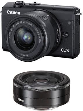 Canon CANON EOS M200 Negro TWIN KIT EF-M 15-45mm F3.5-6. Canon CANON EOS M200 Negro TWIN KIT EF-M 15-45mm F3.5-6.