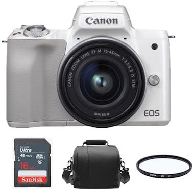 Canon CANON EOS M50 Blanco KIT EF-M 15-45mm F3.5-6.3 IS Canon CANON EOS M50 Blanco KIT EF-M 15-45mm F3.5-6.3 IS