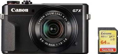 Canon CANON G7X II Negro + Tarjeta SD de 64GB Canon CANON G7X II Negro + Tarjeta SD de 64GB