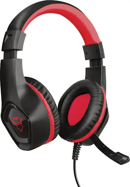Trust Trust GXT 404R Rana Auriculares Diadema Negro, Roj Trust Trust GXT 404R Rana Auriculares Diadema Negro, Roj