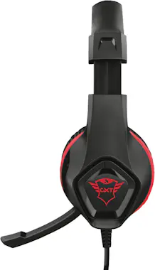Trust Trust GXT 404R Rana Auriculares Diadema Negro, Roj Trust Trust GXT 404R Rana Auriculares Diadema Negro, Roj