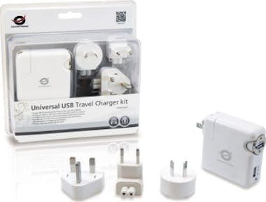 Conceptronic Conceptronic CUSBCHARKIT Auto, Interior Blanco car Conceptronic Conceptronic CUSBCHARKIT Auto, Interior Blanco car