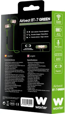 Woxter Woxter Airbeat BT-7 auriculares para móvil Binaura Woxter Woxter Airbeat BT-7 auriculares para móvil Binaura