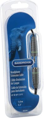Bandridge Bandridge BAL3601 1m 3.5mm 3.5mm Negro, Gris cable Bandridge Bandridge BAL3601 1m 3.5mm 3.5mm Negro, Gris cable