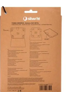 Silver HT SilverHT Funda Universal Rotatory 360º (9 - 10.1 Silver HT SilverHT Funda Universal Rotatory 360º (9 - 10.1