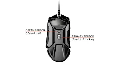 SteelSeries Steelseries Rival 600 USB Óptico 12000DPI mano der SteelSeries Steelseries Rival 600 USB Óptico 12000DPI mano der