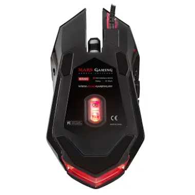 Mars Gaming Mars Gaming MRM0 USB Óptico 4000DPI mano derecha N Mars Gaming Mars Gaming MRM0 USB Óptico 4000DPI mano derecha N