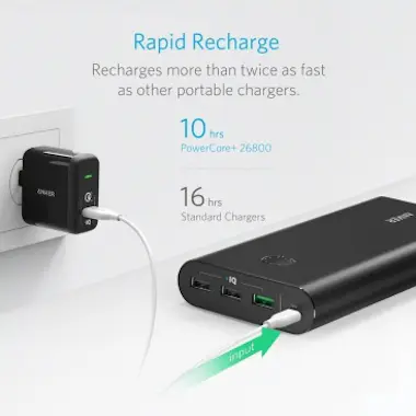 Anker Anker PowerCore+ 26800mAh & PowerPort+ batería ext Anker Anker PowerCore+ 26800mAh & PowerPort+ batería ext