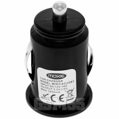 Moxie Moxie - Cargador para coche 2 puertos USB (1A + 2A Moxie Moxie - Cargador para coche 2 puertos USB (1A + 2A