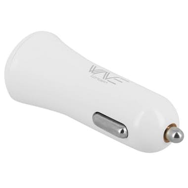Wave concept Cargador para coche 2 puertos USB 3,1A Blanco - Wa Wave concept Cargador para coche 2 puertos USB 3,1A Blanco - Wa