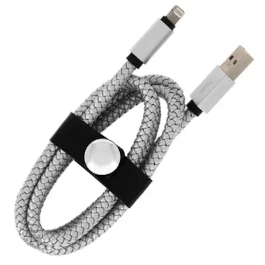 Moxie Cable USB a Lightning Plateado - Moxie Cobre trenz Moxie Cable USB a Lightning Plateado - Moxie Cobre trenz