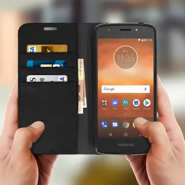 Avizar Funda Motorola Moto G6 Play/Moto E5 de cuero bille Avizar Funda Motorola Moto G6 Play/Moto E5 de cuero bille