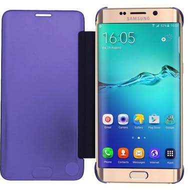 Avizar Funda Libro Efecto Espejo Azul oscuro Galaxy S6 Ed Avizar Funda Libro Efecto Espejo Azul oscuro Galaxy S6 Ed