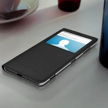 Avizar Funda libro Sony Xperia XZ3 con ventana carcasa rí Avizar Funda libro Sony Xperia XZ3 con ventana carcasa rí